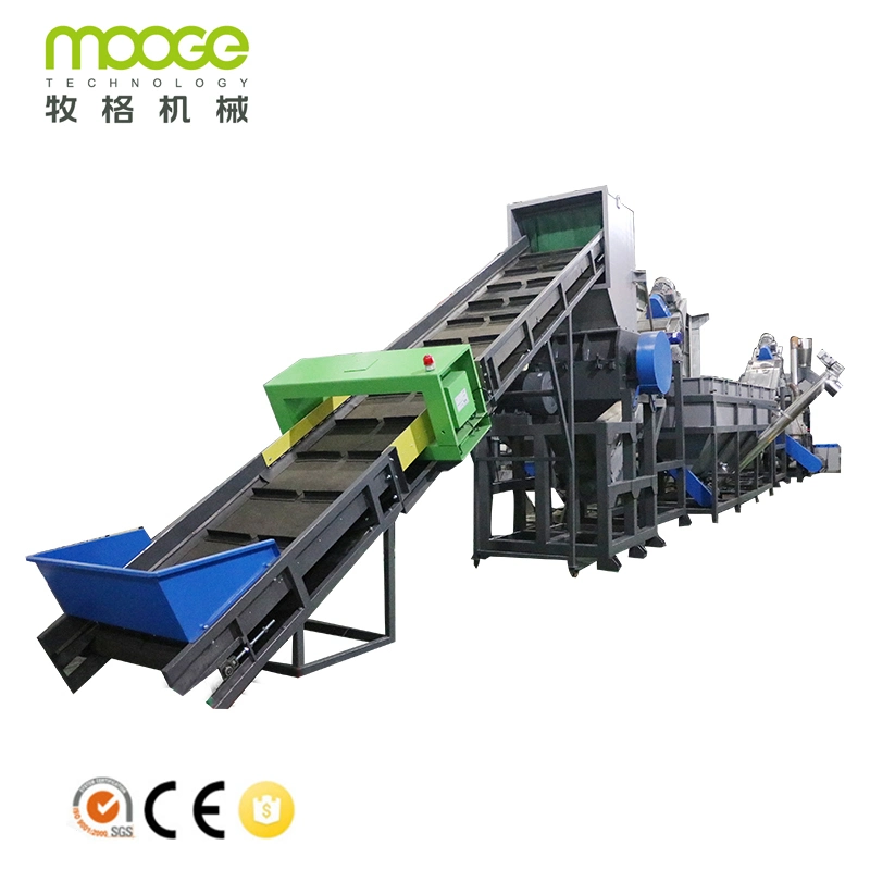 Latest Design HDPE Pipe Washing Recycling Cleaning Line For Plastics