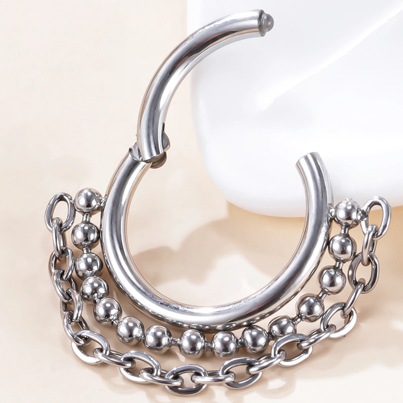 316L Stainless Steel Cilkers Hoop Rings with China Gzn Wholesale/Supplier