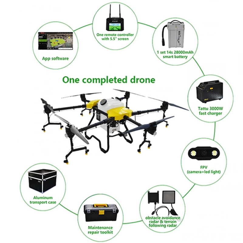 DJI EFT Brouav Sprayer Agrícola Drone T10 T20 T30 T40 T50 para cultivos