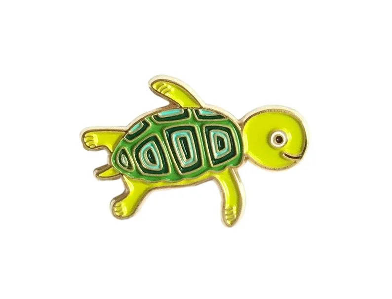 Turtle Enamel Pin Lapel Pin Super Cute Accessory for Backpacks, Jackets, Hats & Tops