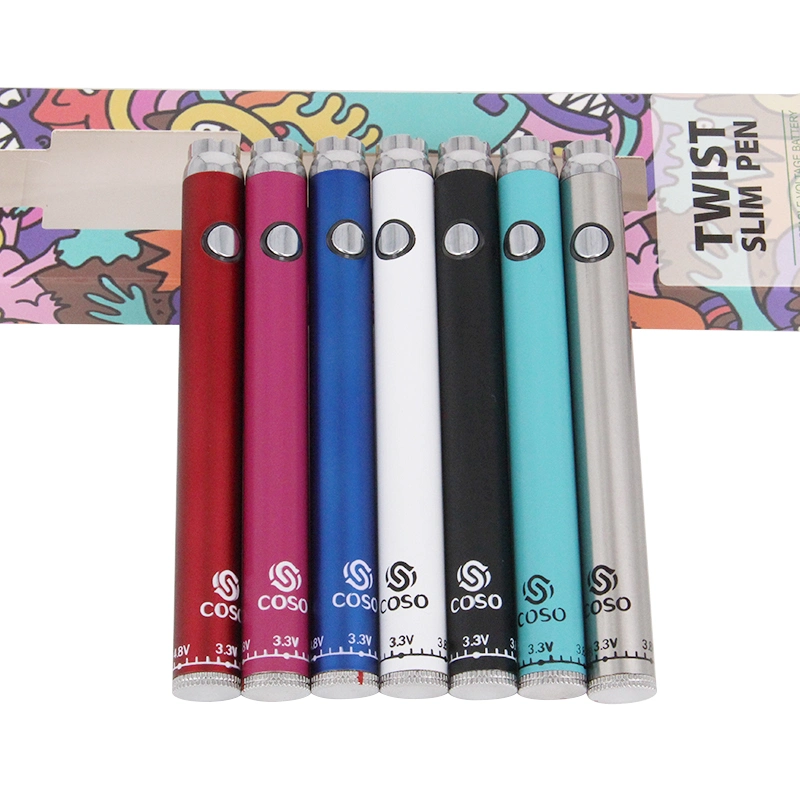 Nuevo producto Popular 380mAh 1.5ohm 2022 Vape Pen Batería para 510 de la bobina de cerámica de rosca de cartucho de Vape