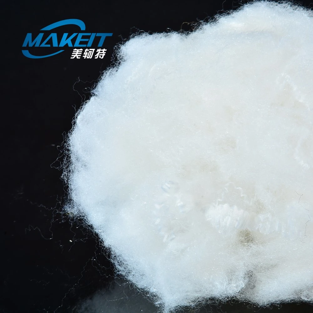 Supplied by Manufacture Superior Resiliency Recycled Silicon Polyester Staple Fiber for Pillow Stuffing Toys Filling Material