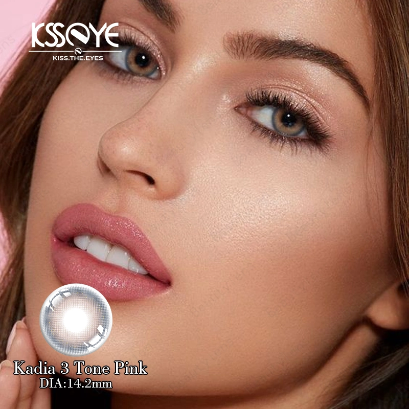 High quality/High cost performance  cosmetic Contact Lens Jennie Same Colored Contact Lenses 3 Tone Beautiful Black Color Contact Lens