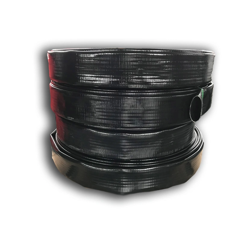 200psi 10inch and 12inch Anti-Abrasion Flexible Soft TPU Layflat Water Lay Flat Hose Supplier