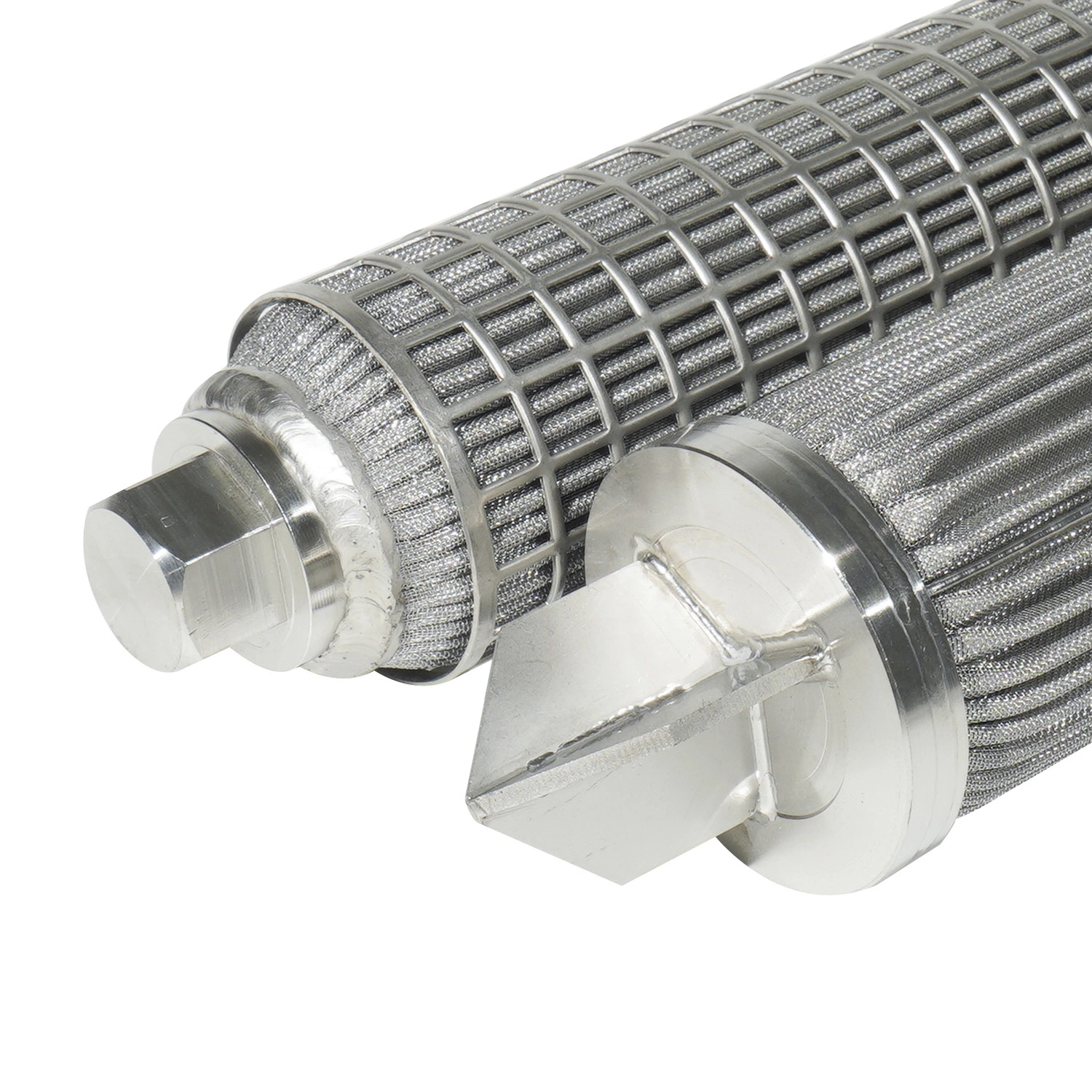 Easy to Clean Stainless Steel 304 316 Mesh Wire Folding Corrugated Filter Element for Oil Filtration