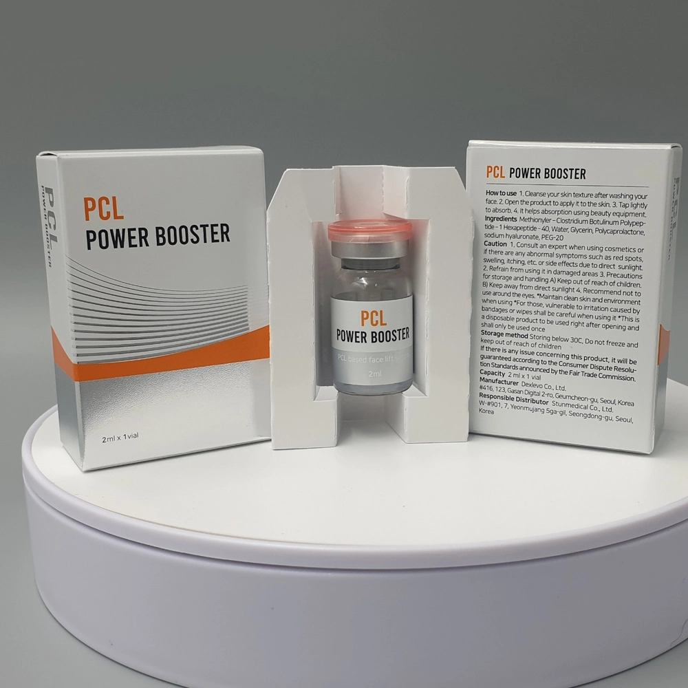 PCL potenciador de potencia piel boosters Corea colágeno Policaprolactone ácido hialurónico Booster 2ml Anti Envejecimiento relleno Dermal regeneración de colágeno