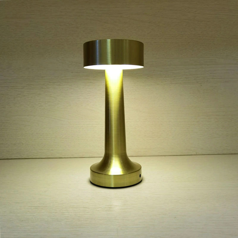 Retro Vintage Touch Sensitive Dimmer Rechargeable Battery Operated Cordless LED Table Lamp