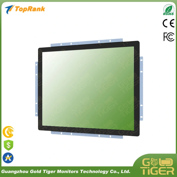 High quality/High cost performance 17" 12V with AV BNC Display Wall Mount TV USB Touch Capacitive LED Display Screen