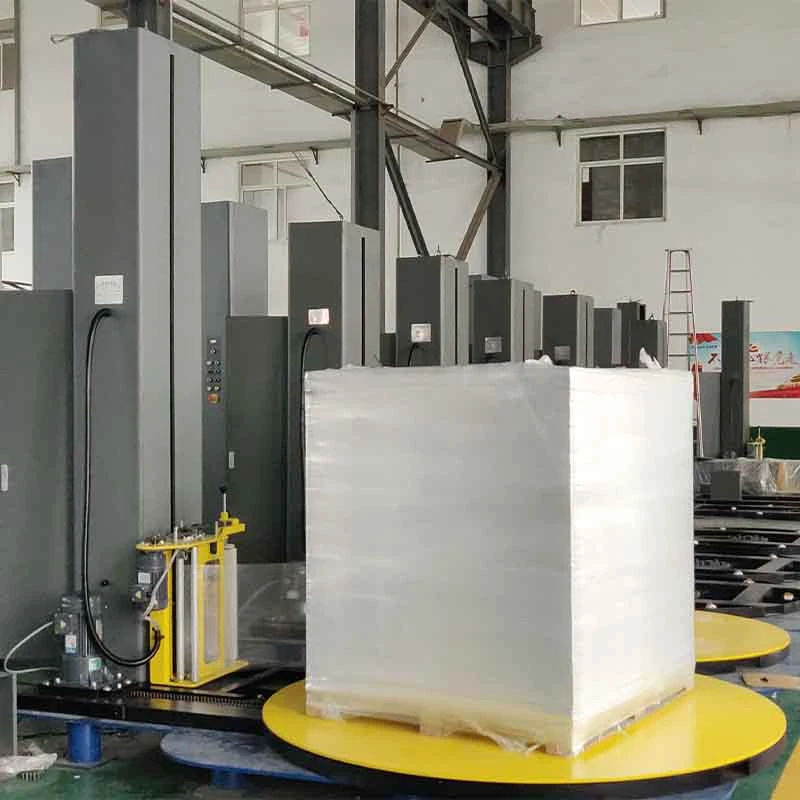 Automatic Plastic Wrapping Machine Auto Shrink Machine Pallet Wrapper
