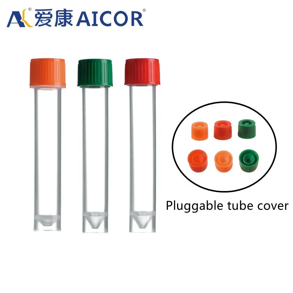 Laboratory Sterile Plastic 9ml 10ml 12ml Centrifuge Tube Sampling Tube Transport Tube for Sample Collection