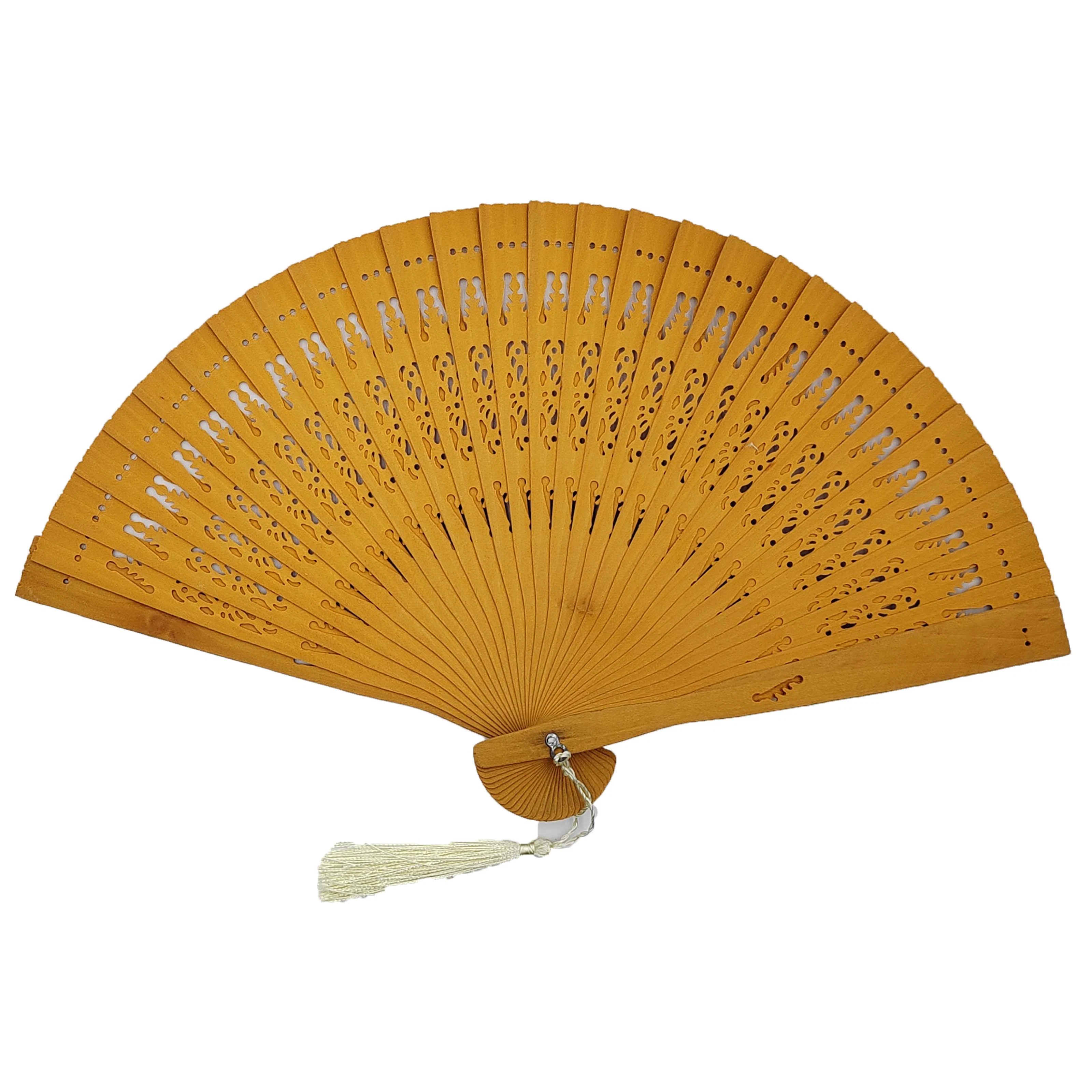 Chinese Carved Folding Custom Your Own Logo Hand Fan Various Favorite Perfumes Folding Hand Fan