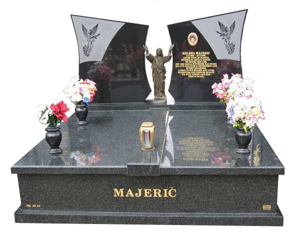 Beida Black Europe Granite Tombstone Headstone Monument