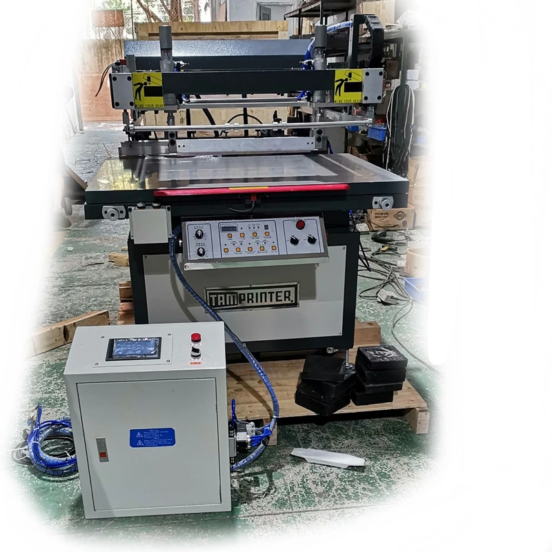 Label Automtic Flat Screen Printer with UV Curing System