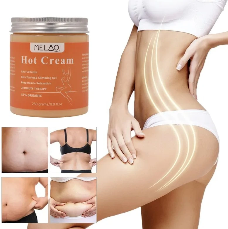 250 g de crème chaude de l'huile Anti Cellulite Stick Fat Burner Minceur Gel Crème de massage de corps OEM de perte de poids