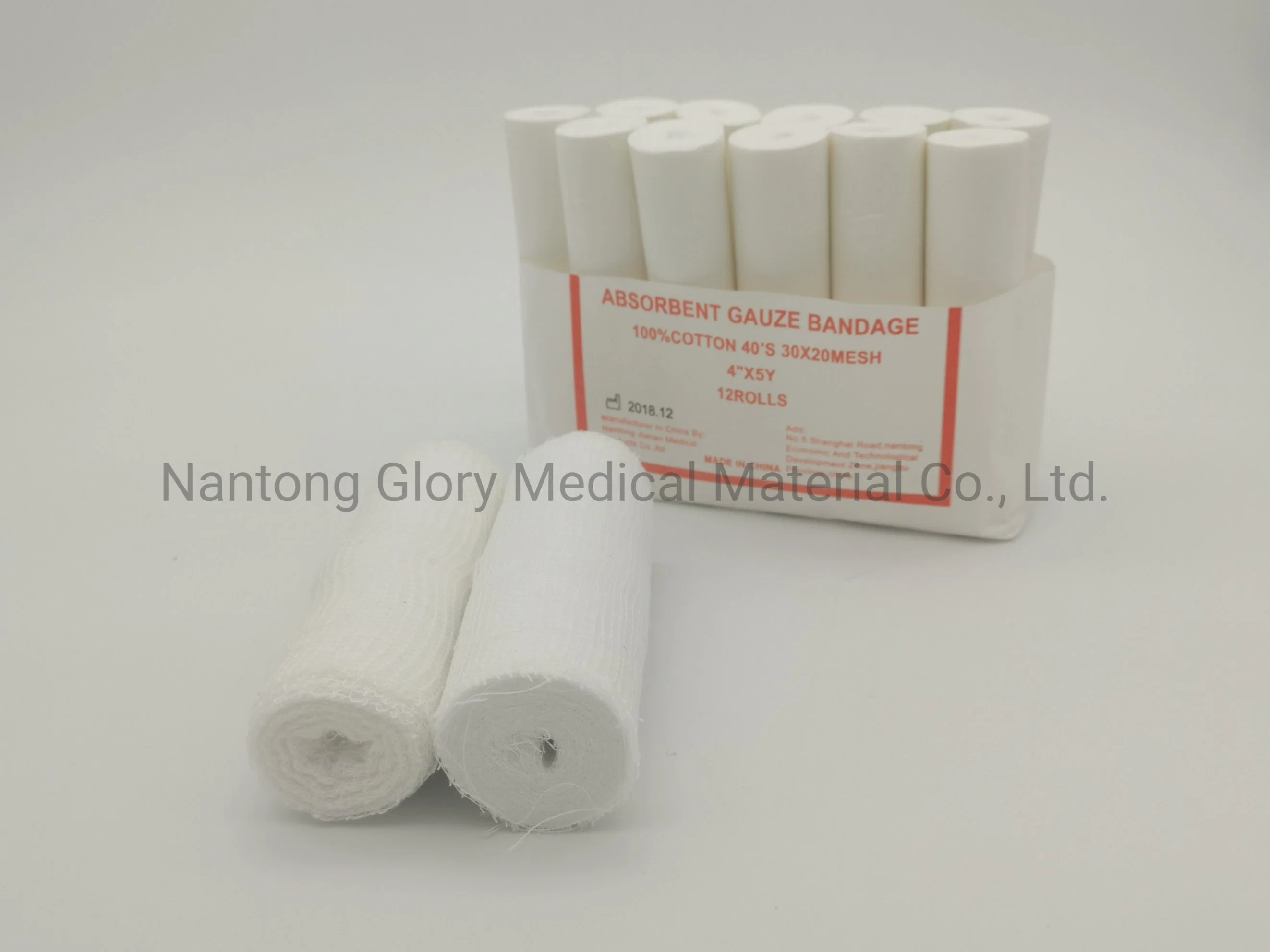 High Elastic Tubular Bandage Gauze Bandage Roll for Single Use