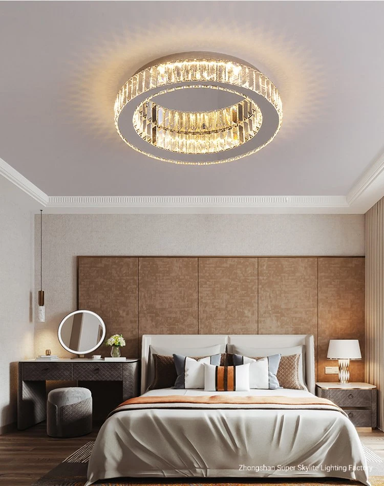 Super Skylite люстра Crystal Hotel лампы подсветки LED потолочный светильник современной гостиной лампа LED