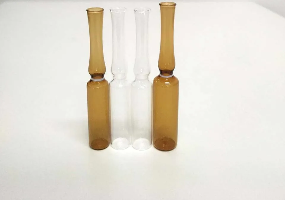 Estándar chino/Norma ISO vidrio ampolla 1ml, 2ml, 5ml, 10ml