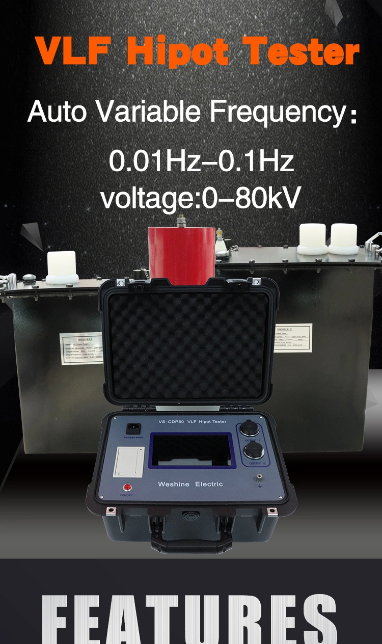 Ultra Low Frequency High Voltage Generator 0.1hz vlf generator vlf test kit