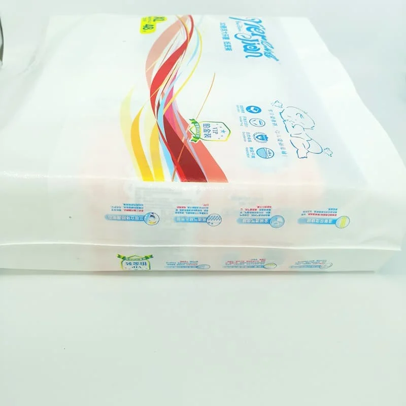 Custom Printed Multiple Colors Diapers Packaging Bags PE Plastic