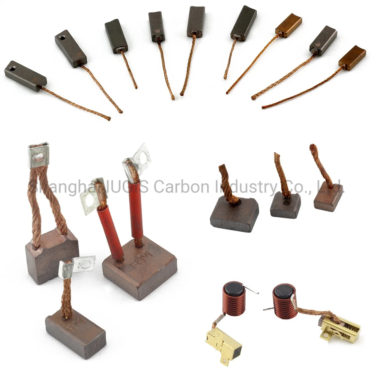 Carbon Brush for Electric Motor Use Copper Contain