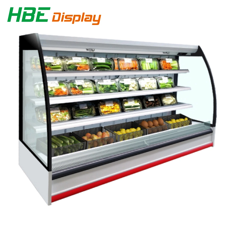 R404A Pastry Sushi Sandwich Display Vertical Cake Cooler for Barkery