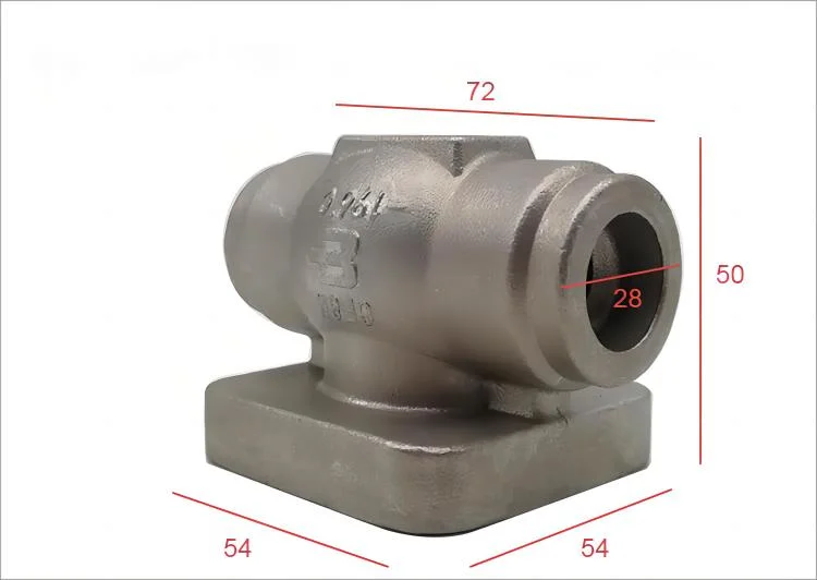 Custom Metal Stainless Steel Auto Parts Valve Body Casting Parts Investment Casting