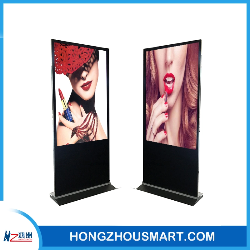 Advertising Media Player 65 Inch Advertising Gift MP4 Video Advertising Digital Photo Display with Ultra Thin Floor Stand