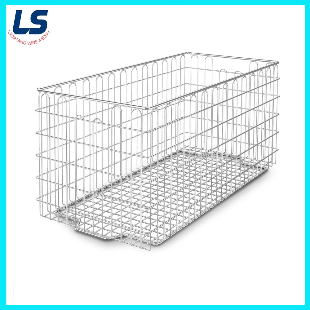 Fios de aço inoxidável Cesto de malha/Wire Mesh cestos de armazenamento/Wire Mesh Cesta