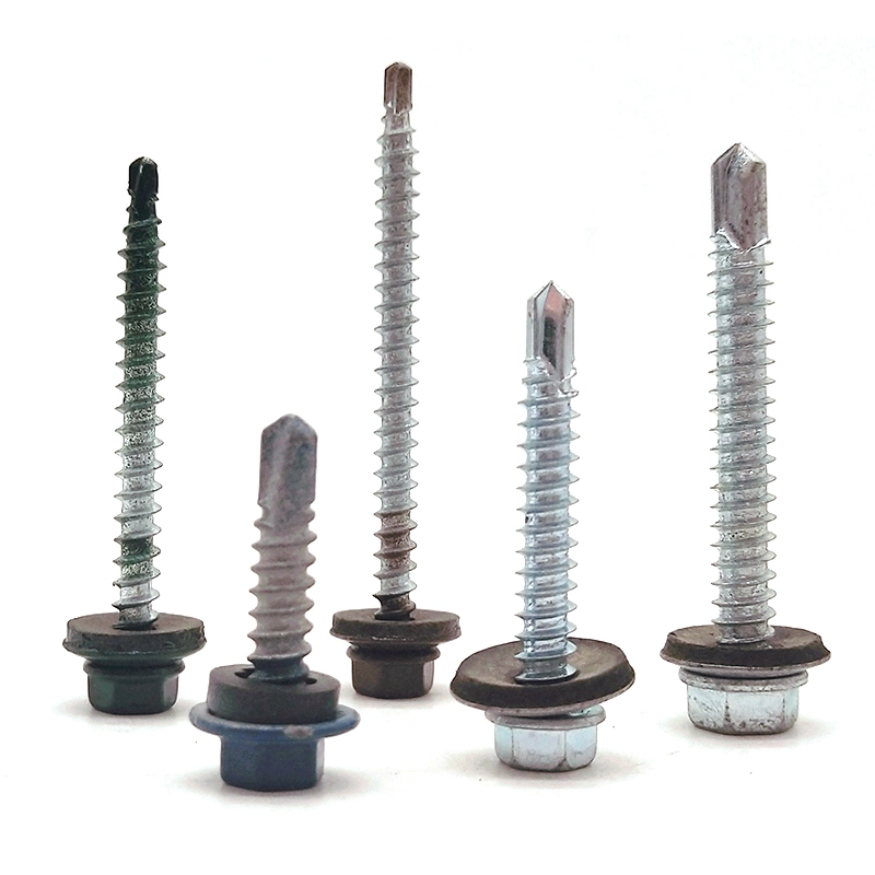 Stainless Steel Hexagon Metal Roofing Self Drilling Screws for Wood 2-12 mm