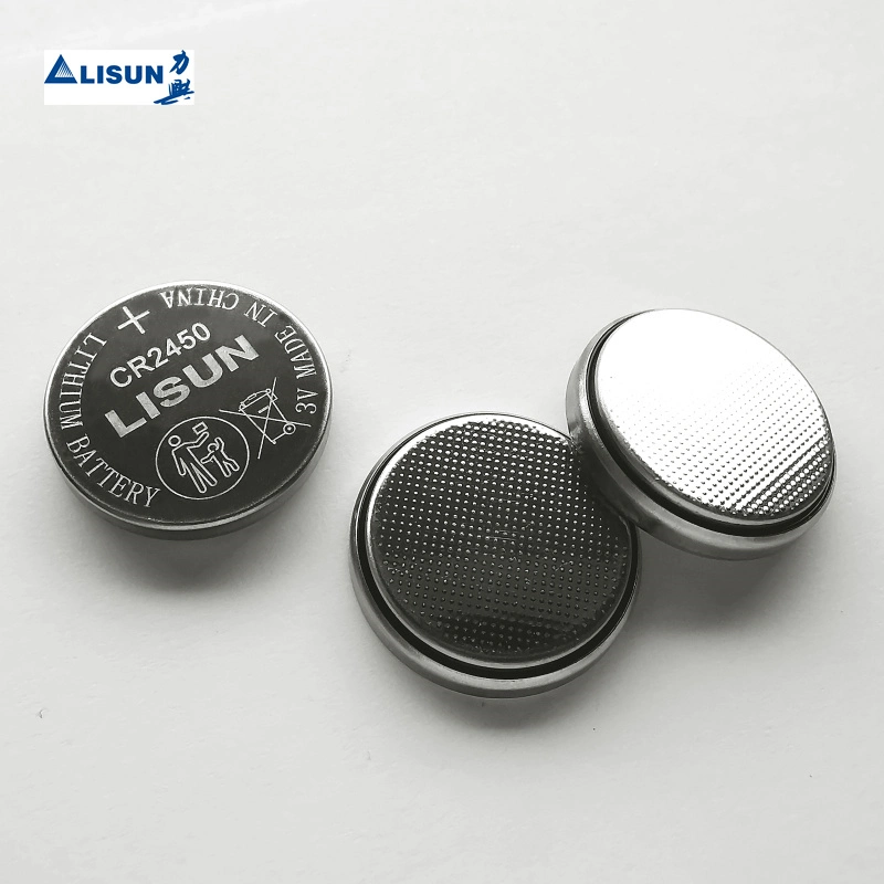 Lithium Battery 3.0V Cr2450 Non Rechargeable Button Cell