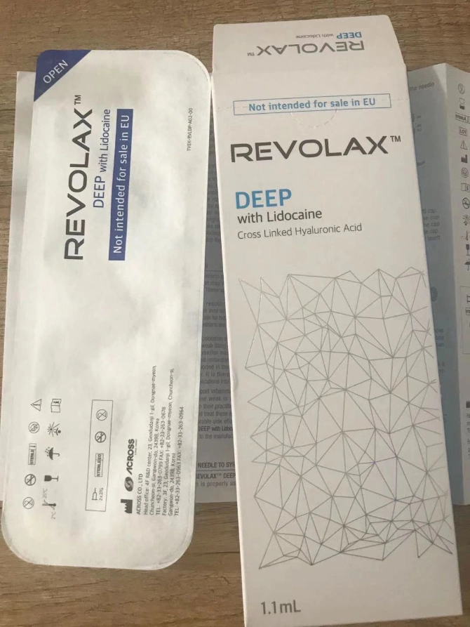 Revolax Hyaluronate Acid Gel for Plastic Surgery Cheek Nose up Dermal Facial Filler for Beauty Use