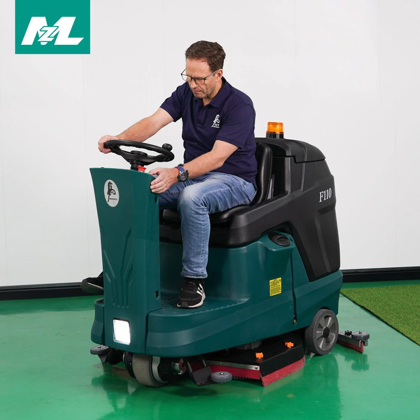 Auto Riding Floor Vacuum Scrubber Lavagem Máquina para supermercado