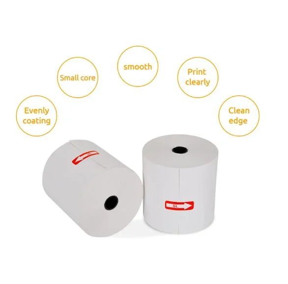 Thermal POS Till Paper Rolls 80*80mm 57*40mm Thermal Receipt Paper