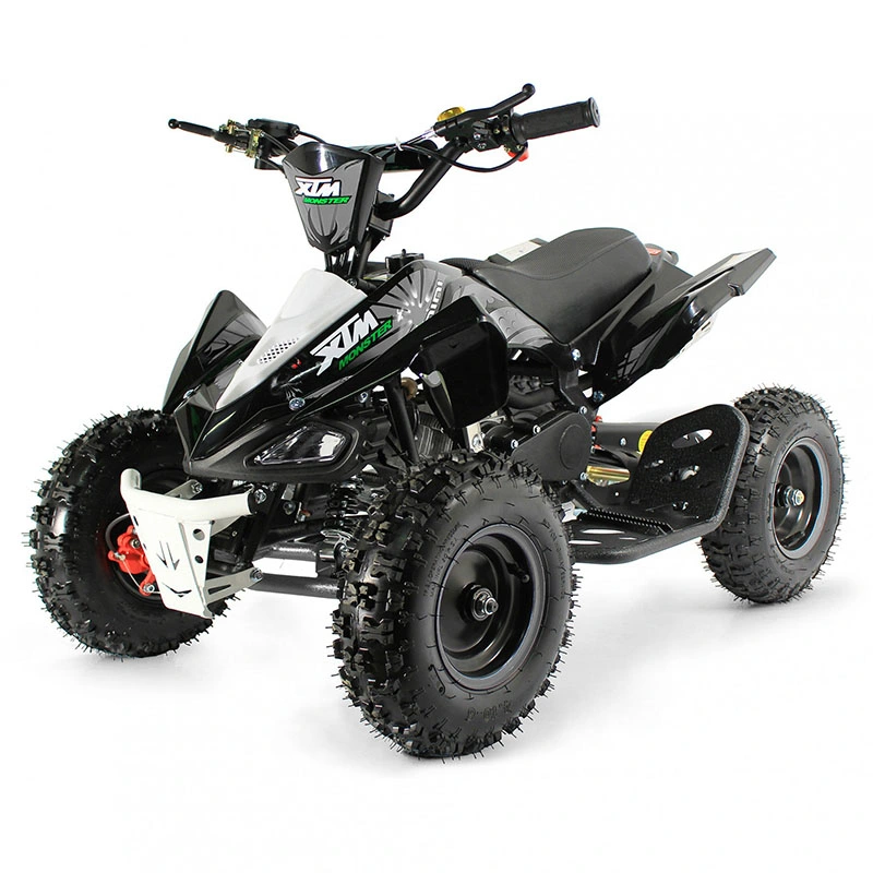 Para los niños Quad ATV 110cc_oruga de la batería de neumáticos Electrick Elektrikli el diseño del bastidor de la Caja LED de alimentación de gas de 125cc Bandera Mini ATV