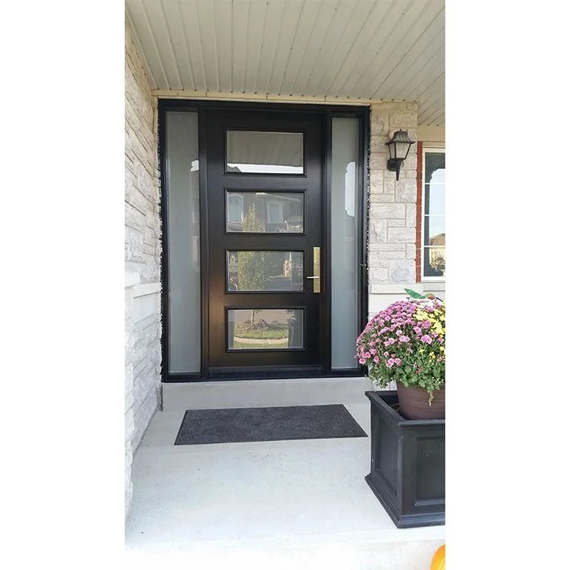 Classic Design Metal Modern Front Entrance Doors for Houses Customizable Design