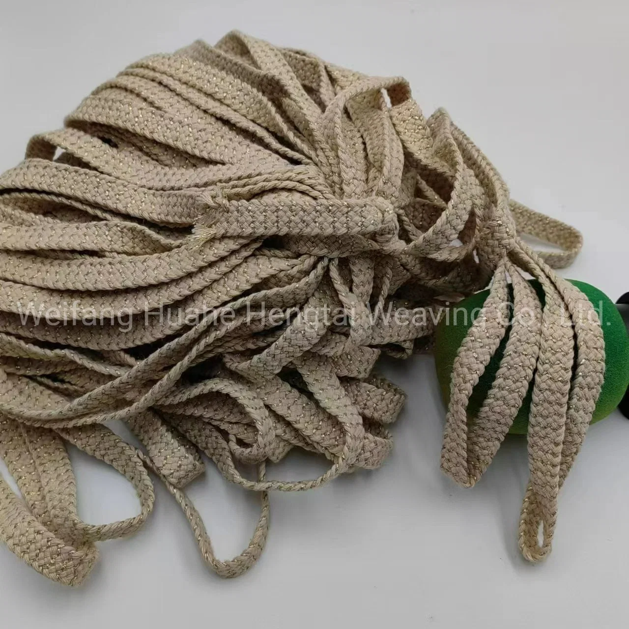 Chinese Gold Webbing Decorative Strip Clothing Accessories in Stock