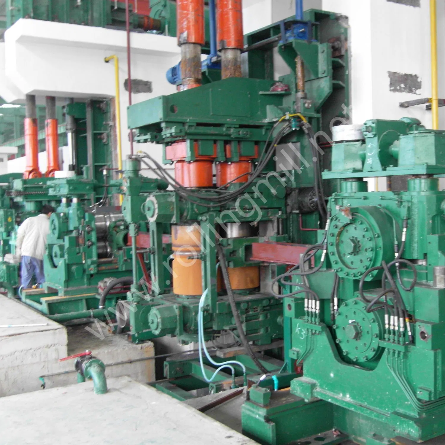 Rolling Mill for Hot Rolled Rebar; Billet Heating, Rolling; Rebar Conveying, Tilting, Cut-to-Length, Straightening and Cooling