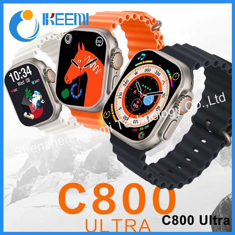 Ultra Smartwatch 46/49 mm großer Bildschirm drei Tasten drehen voll Funktion Reloj Intelligente Smartwatch