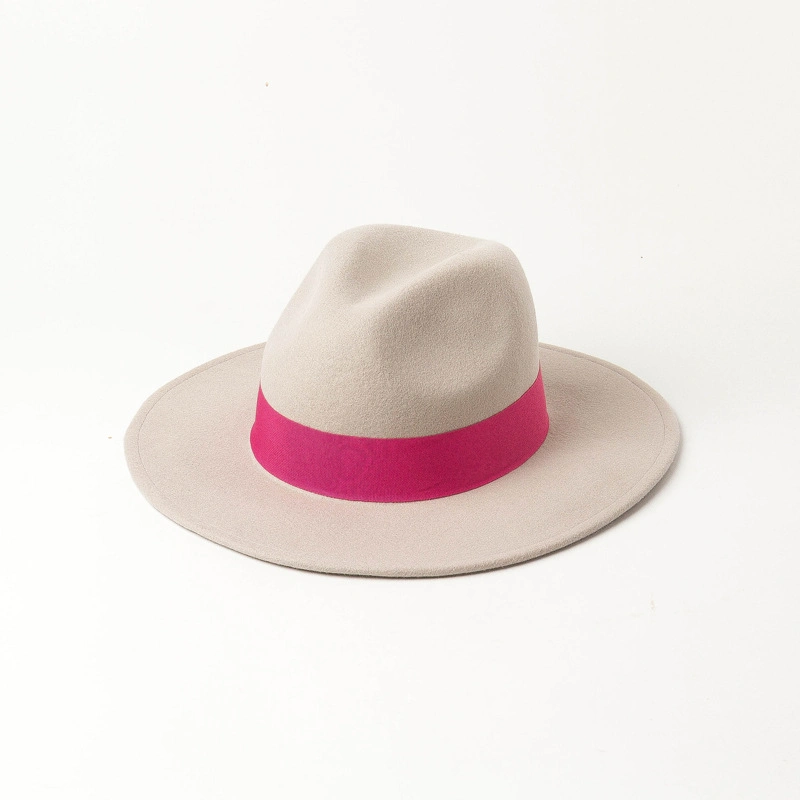 Fashion Wool Polyester Felt Fedora Hat