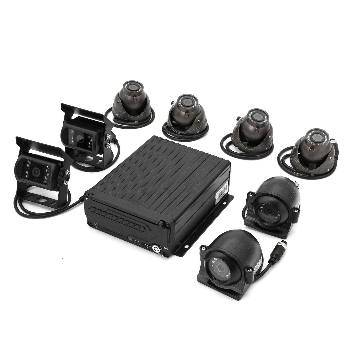 FL HDD/SSD Drive 4G Car DVR Mdvr Cmsv System GPS Tracking