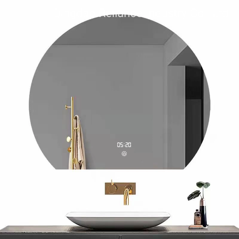 WiFi, Bluetooth, Digital Clock Home Decor Professional Design Semicircle Mirror/LED Mirror/Smart Mirror/Mutil Function Mirror/Fogless Mirror