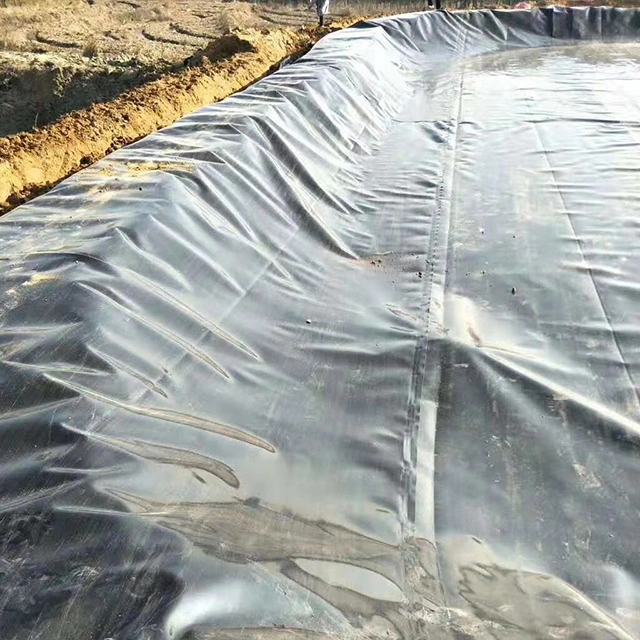 Smooth / Textured HDPE LDPE PVC EVA Geomembrane Geosynthetics 1.5mm