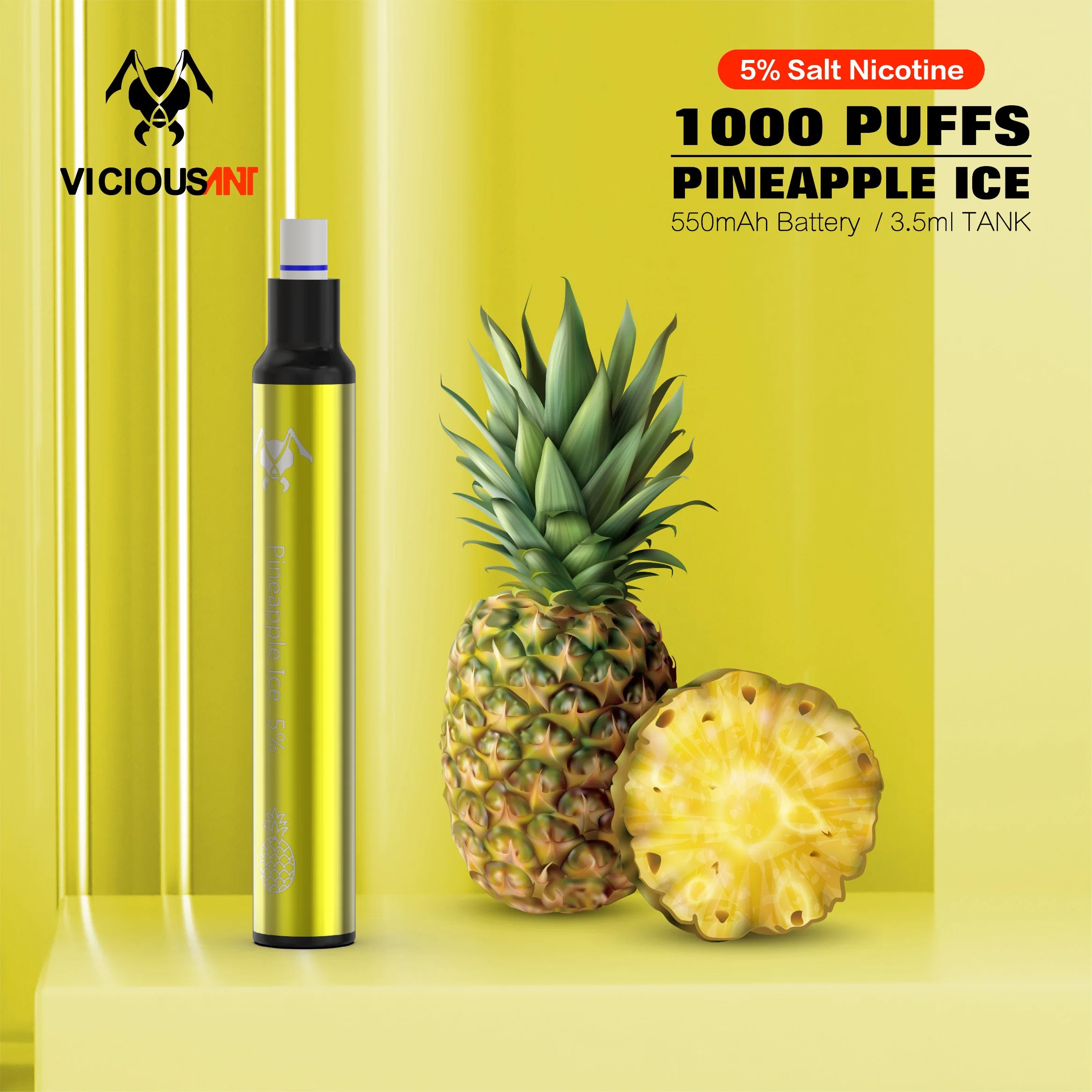 New Design Puff XXL Plus 1000 Puffs Mini Disposable/Chargeable Vape vape