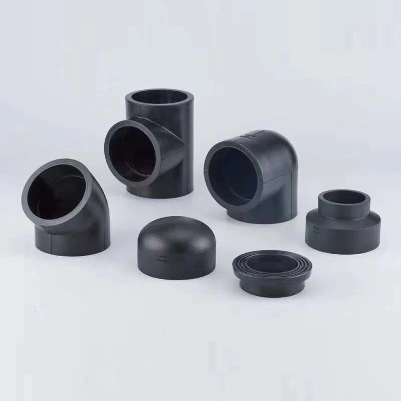 Customized Plastic Electrofusion Fittings HDPE 90 Elbow for Water Supply