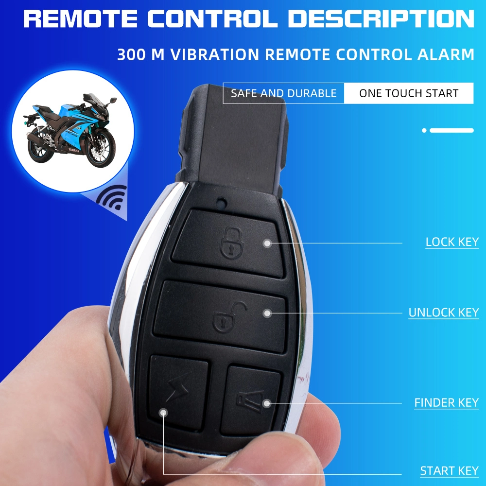 Three Dimensional Sensing Lever 5 System Alarma Motos Motorcycle Alarm