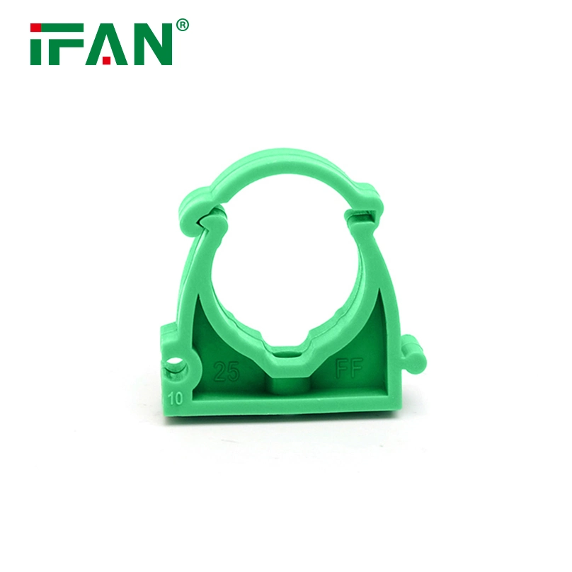 Ifan High quality/High cost performance  Plastic White PPR Pipe Fittings High Pressure Pn25 Pipe Clips