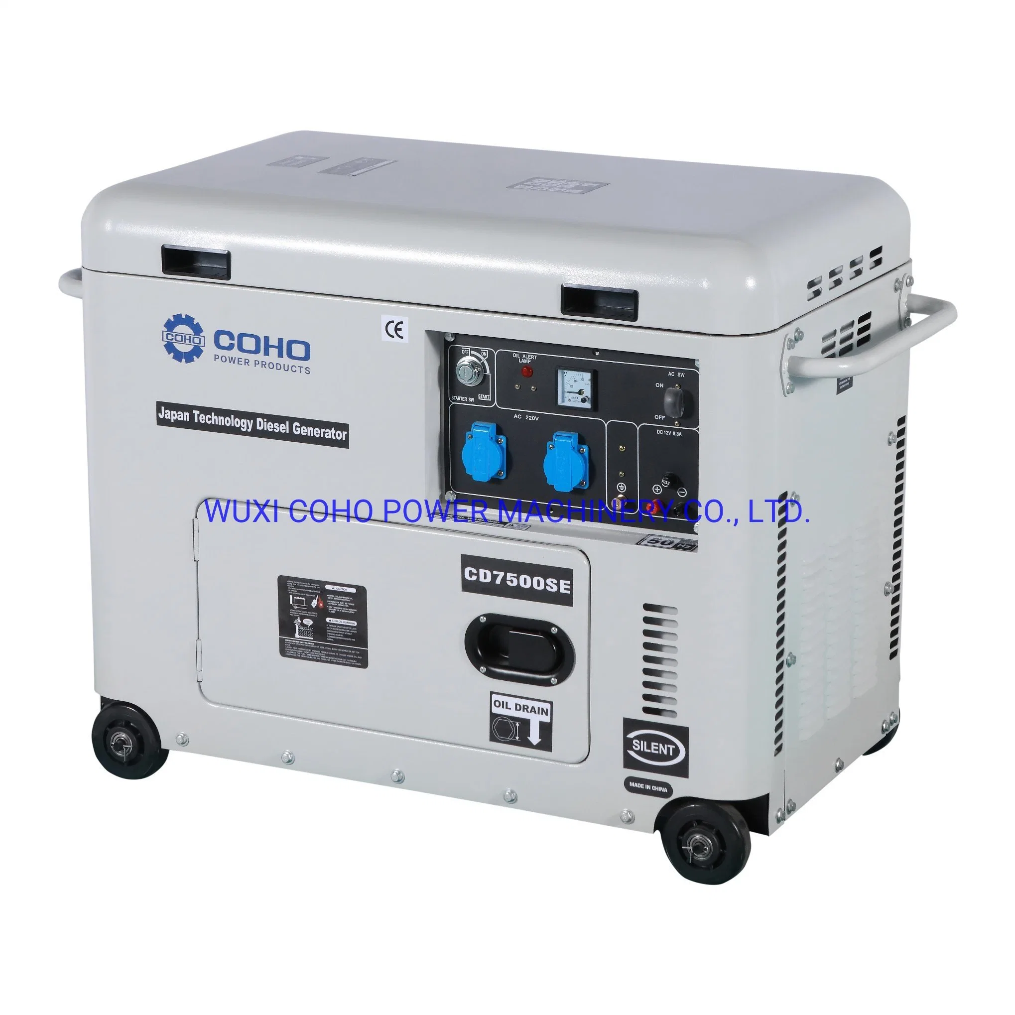 Portable 6kVA Small Home Use Silent Diesel Genset