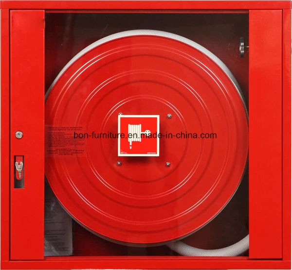 Metal Fire Hose Reel Cabinet with Steel Door or Glasss Door