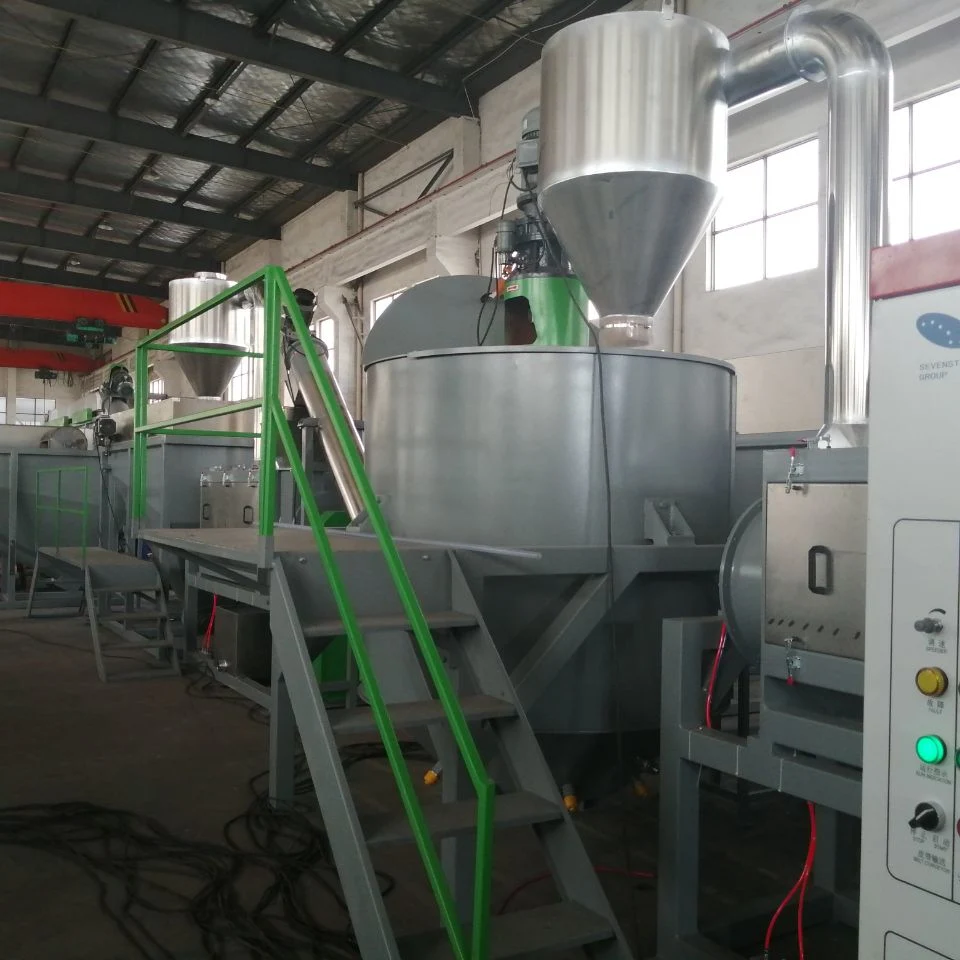 Used Pet Bottle Crushing Recycling Washing Cleaning Drying Machine