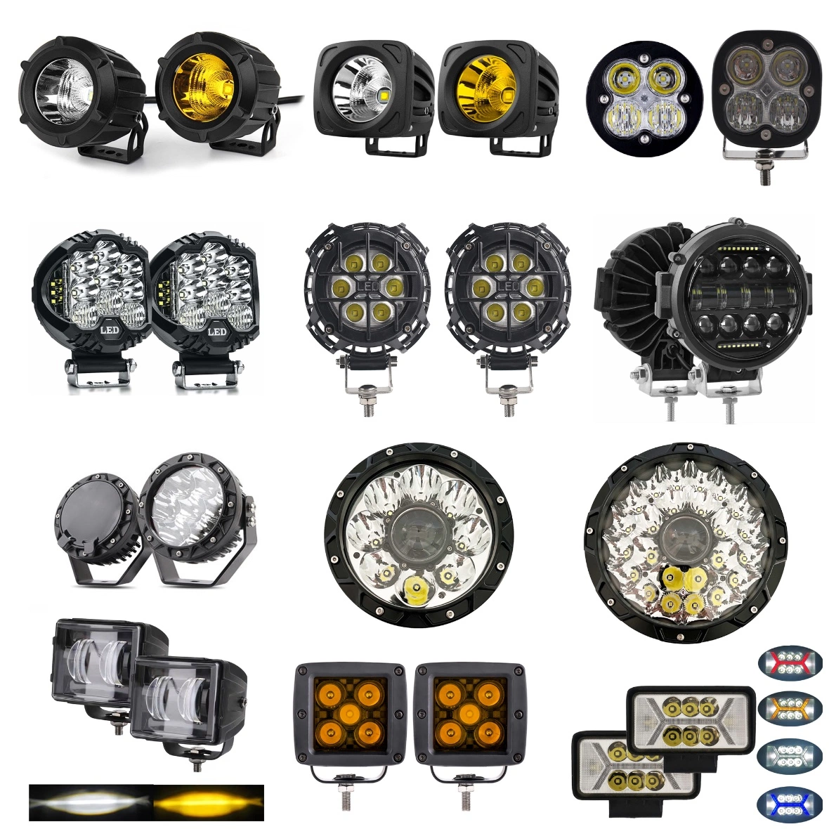 LED de 20W 3inch cubos de luz de trabajo Offroad 4X4